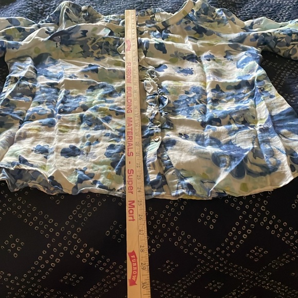 Pretty bright linen top - Picture 5 of 5